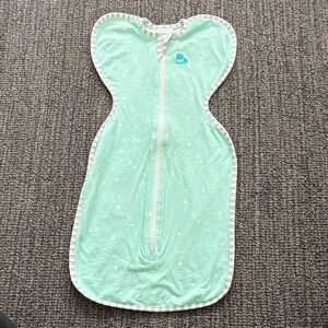 Love to Dream Swaddle Up Lite Newborn Mint Stars 0.2 TOG